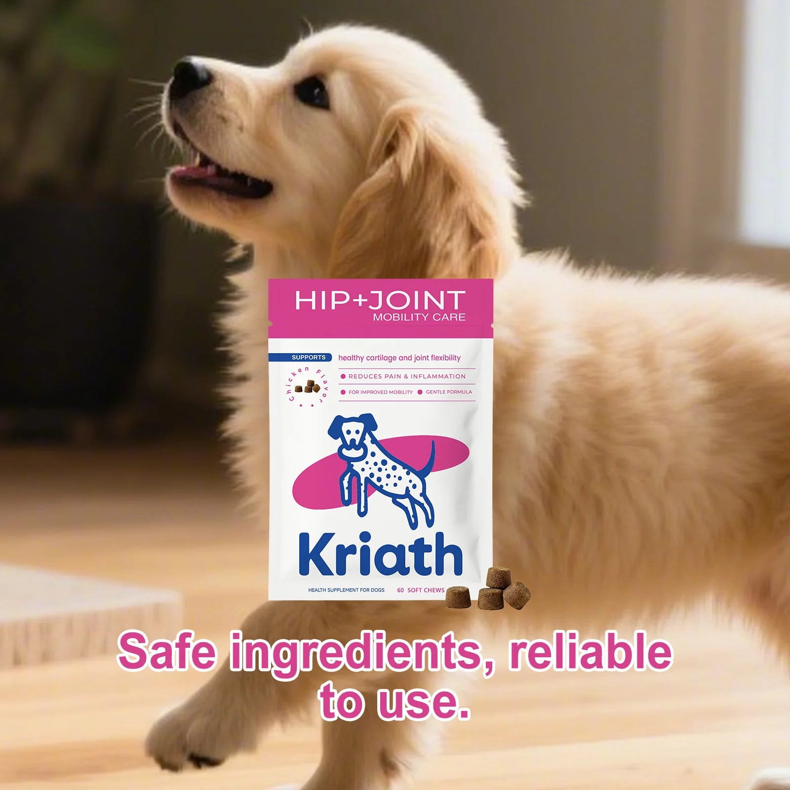 Dog Joint Supplement Soft Chews Cartilage Care Immune Boost Mobility Support Joint Care Support Immune System For All Ages Puppy
