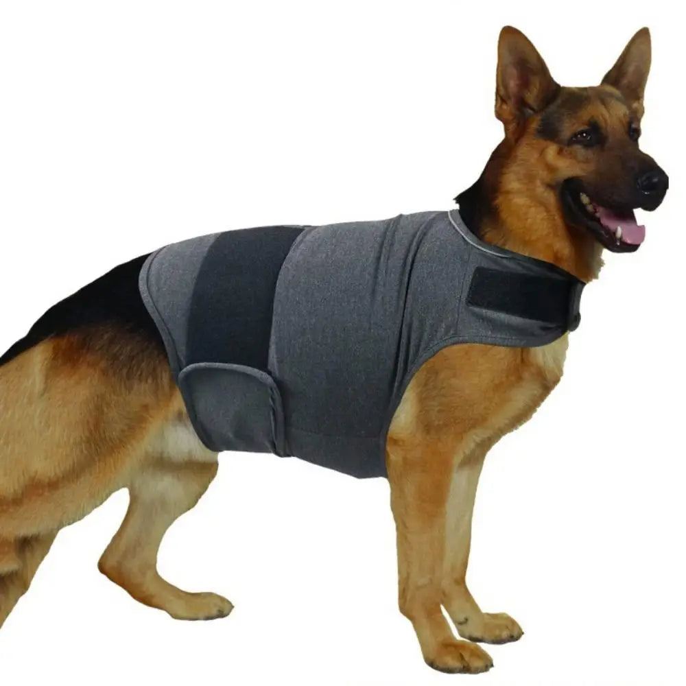 Practical Breathable Dog Anxiety Jacket Comfortable Adjustable Dog Calming Vest Soft Warm Anti Anxiety Pet Coat For Dog Puppy